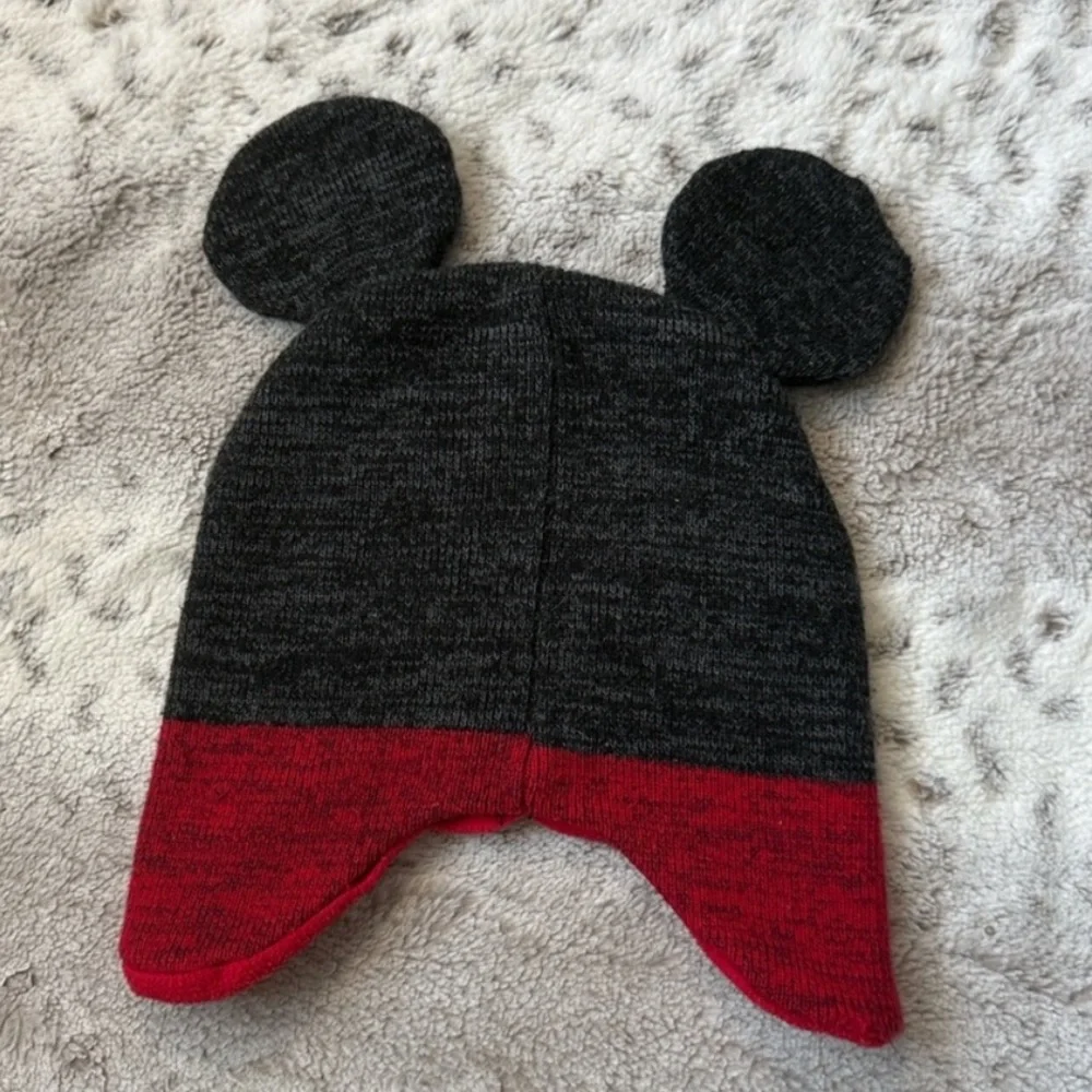 Disney Mickey Mouse fleece beanie hat boys 2T-5T Disneyland preschool winter